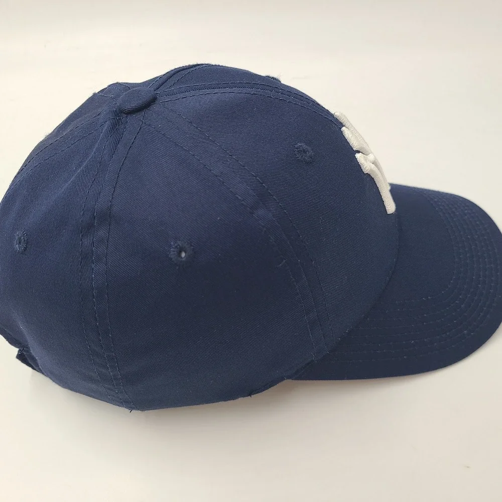 Youth New York Yankees Hat Adjustable Outdoor Cap Blue White MLB Baseball Logo